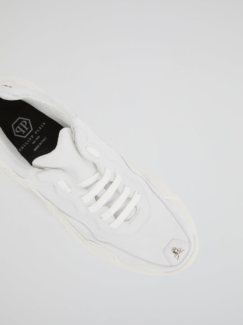 White Runner Original Platform Trainers