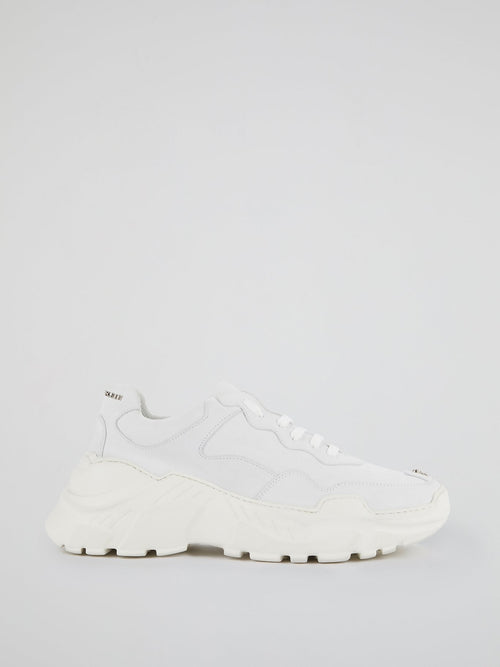 White Runner Original Platform Trainers