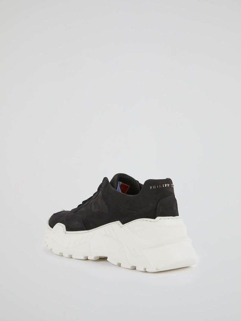 Black Runner Original Platform Trainers