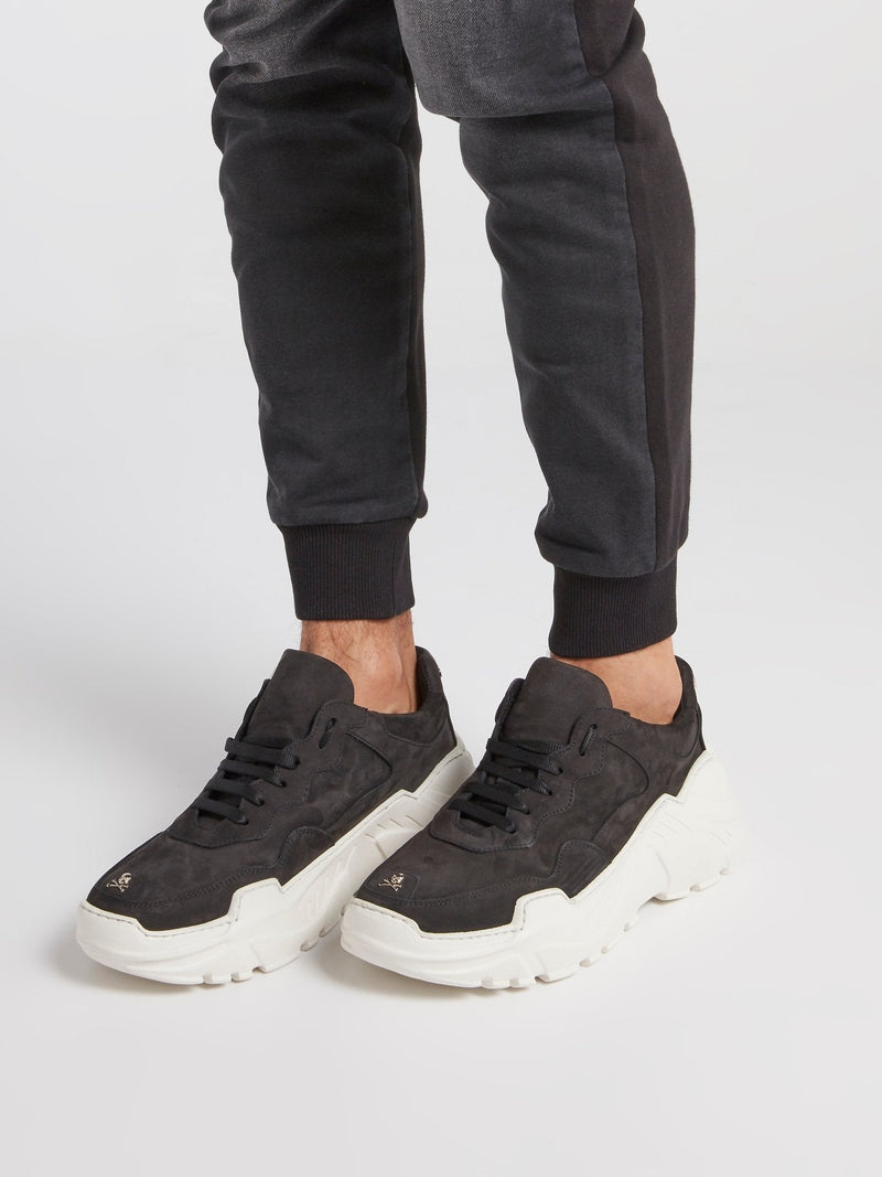 Black Runner Original Platform Trainers