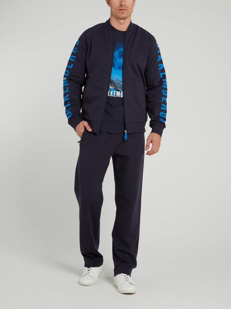 Navy Sport Icon Fleece Pants