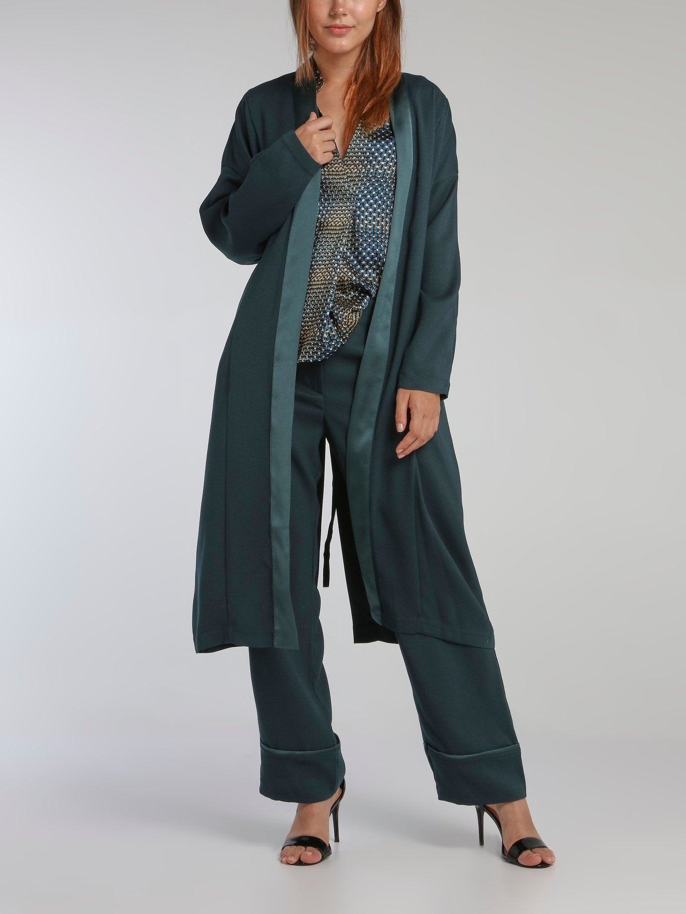 Verseau Teal Palazzo Pants