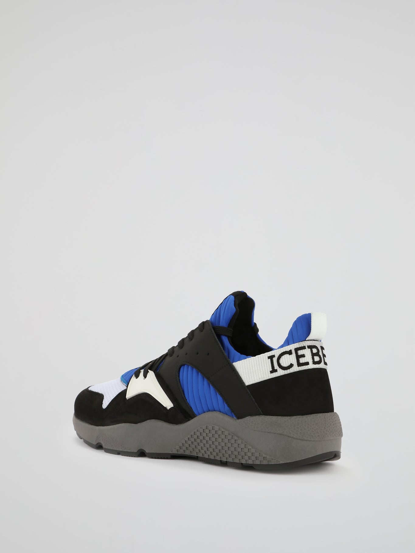 Blue Perforated Panel Active Sneakers