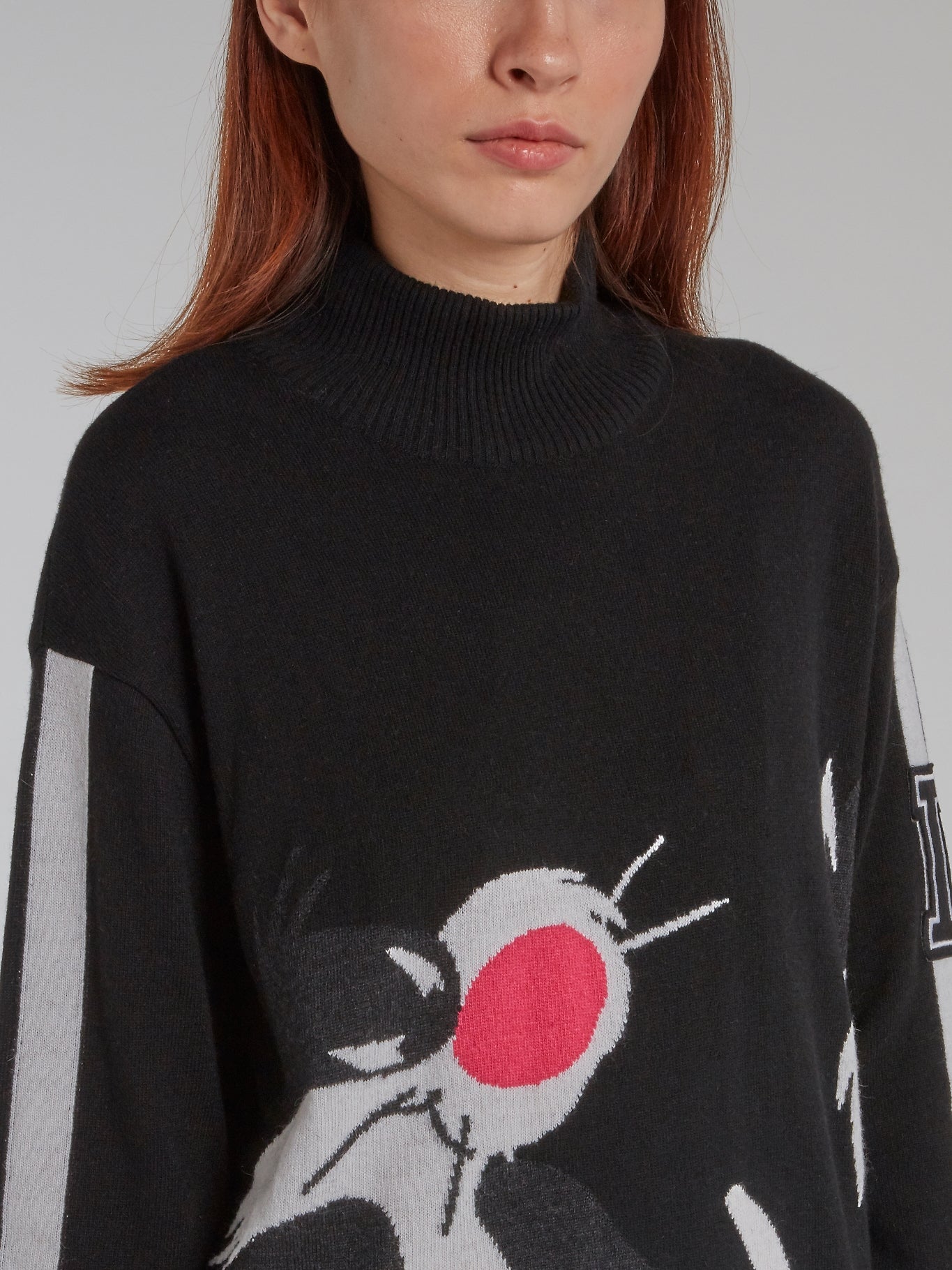 Sylvester The Cat Black Sweater Dress