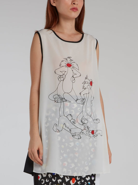 Sylvester The Cat Contrast Swing Tank