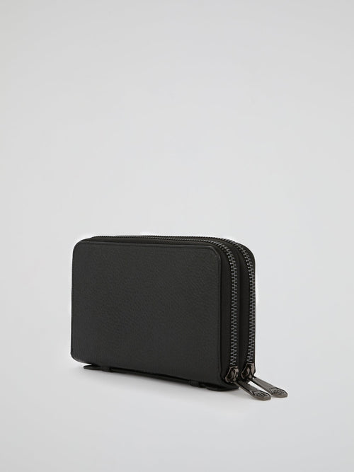 PP1978 Black Textured Leather Document Holder