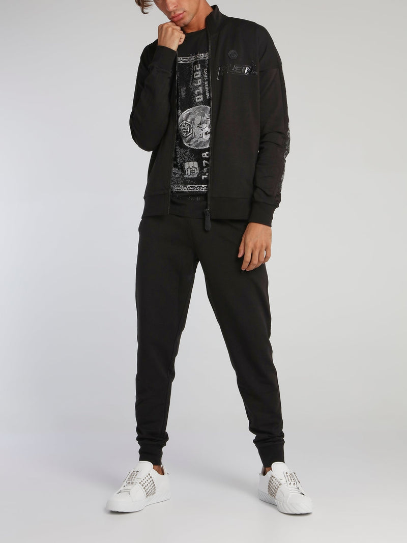 Black Drawstring Jogging Trousers