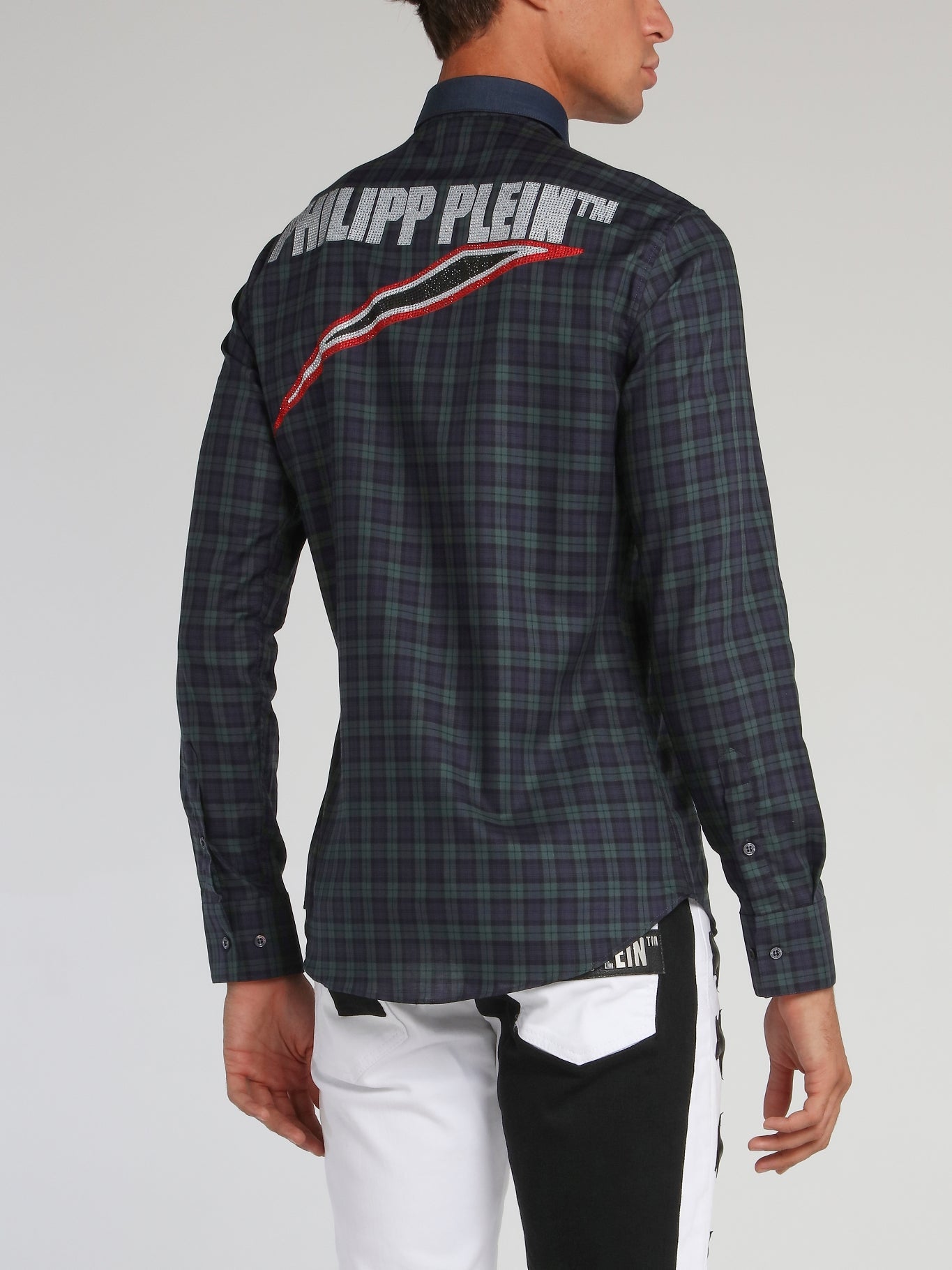 Tartan Navy Check Long Sleeve Shirt