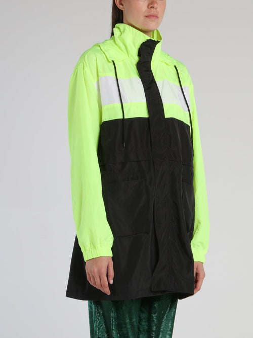 Colour Block Removable Panel Windbreaker