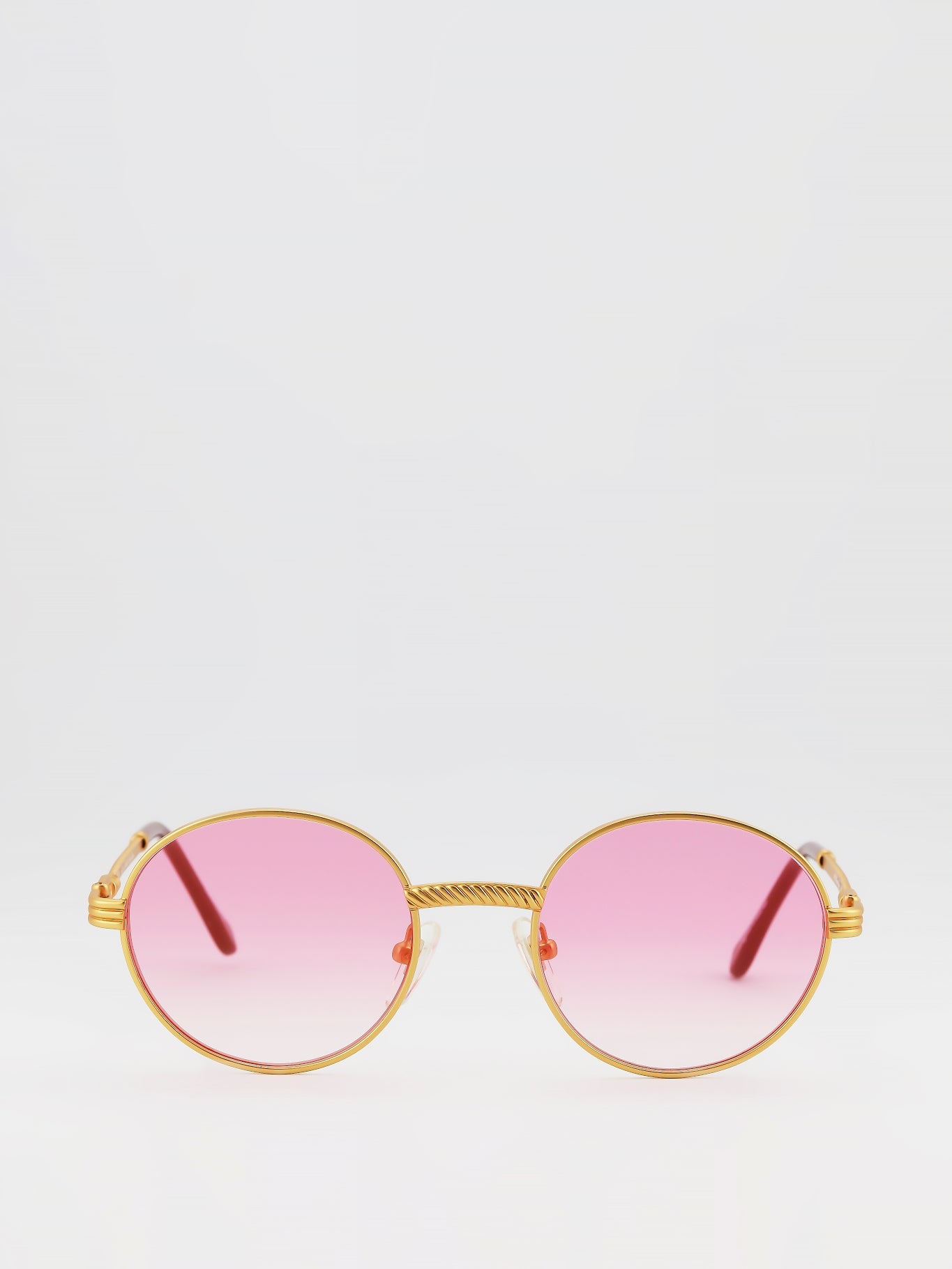 Pink Gradient Flat Lens Sunglasses