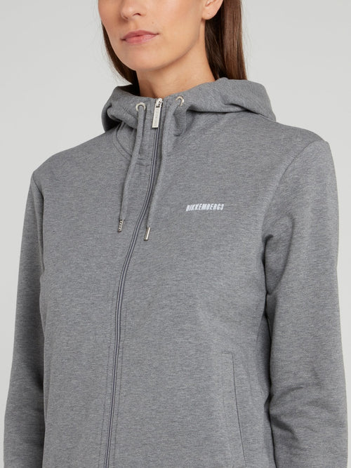 Grey Rear Logo Jacket