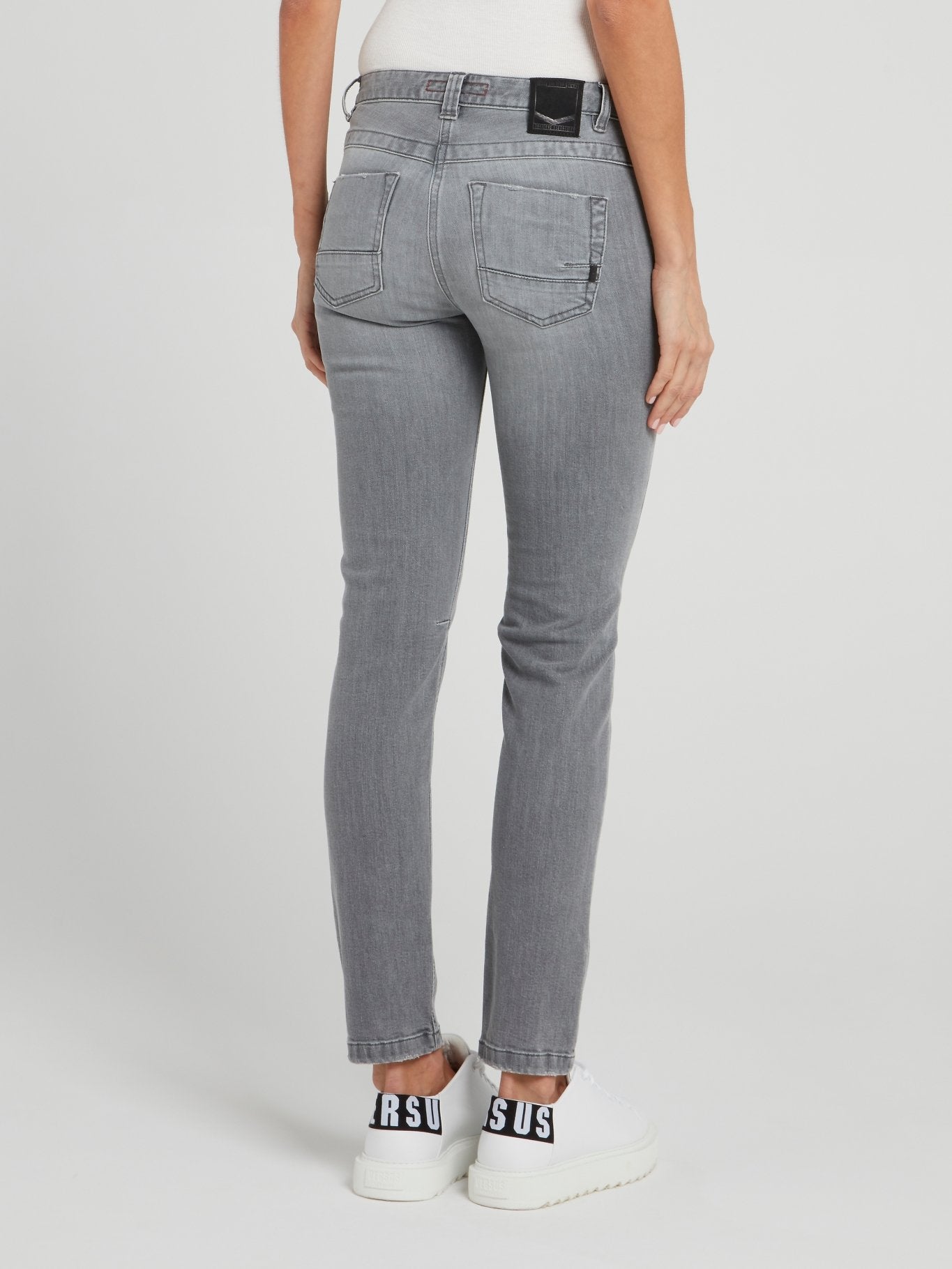 Grey Denim Skinny Jeans