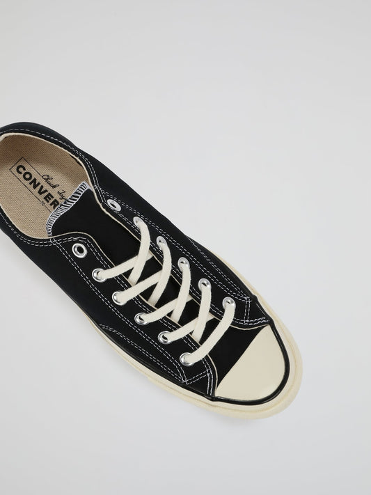 Black Chuck 70 Canvas Low Top Sneakers