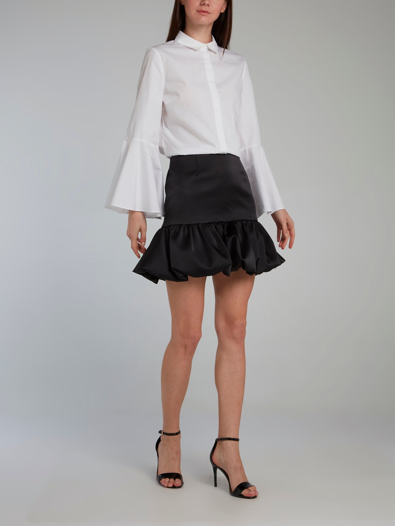 Black Trumpet Mini Skirt