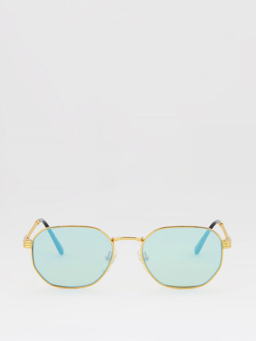 Detroit Player Blue Lens Sunglasses