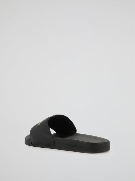 Black Paris Edition Lemon Print Slides