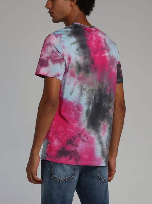 Tie Dye Drip Crewneck T-Shirt