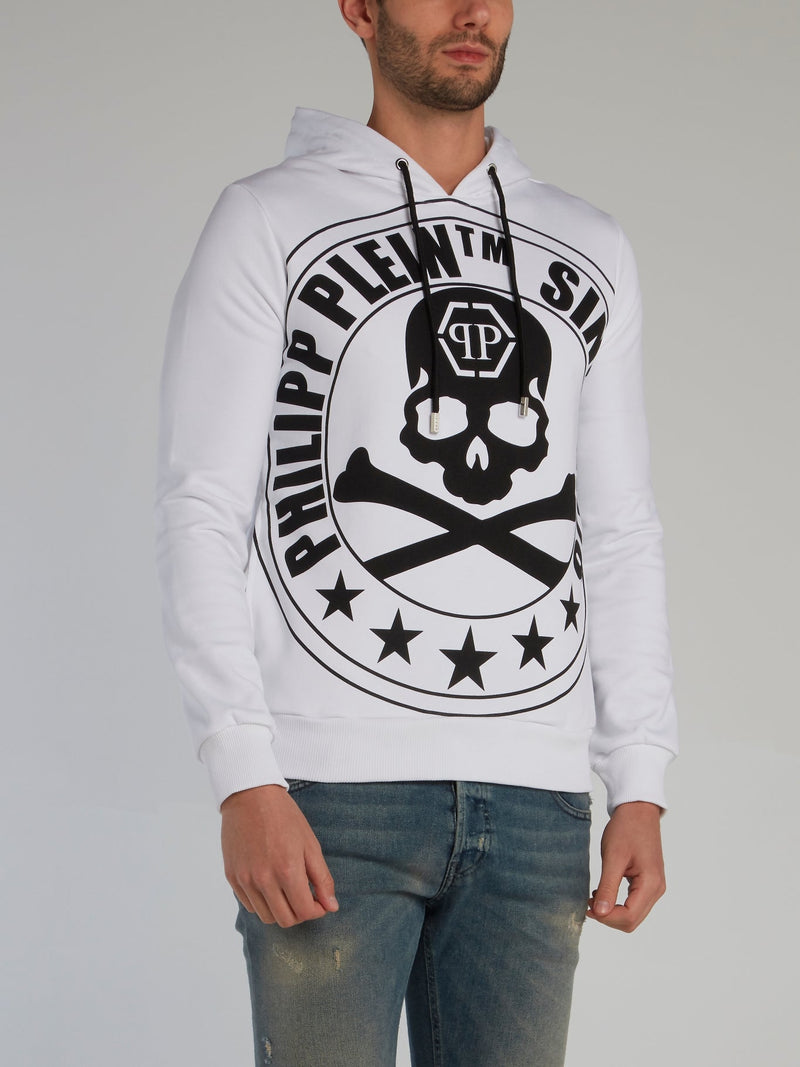 PP1978 White Skull Hoodie