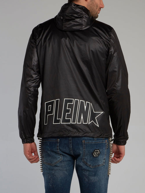 Plein Star Black Nylon Jacket