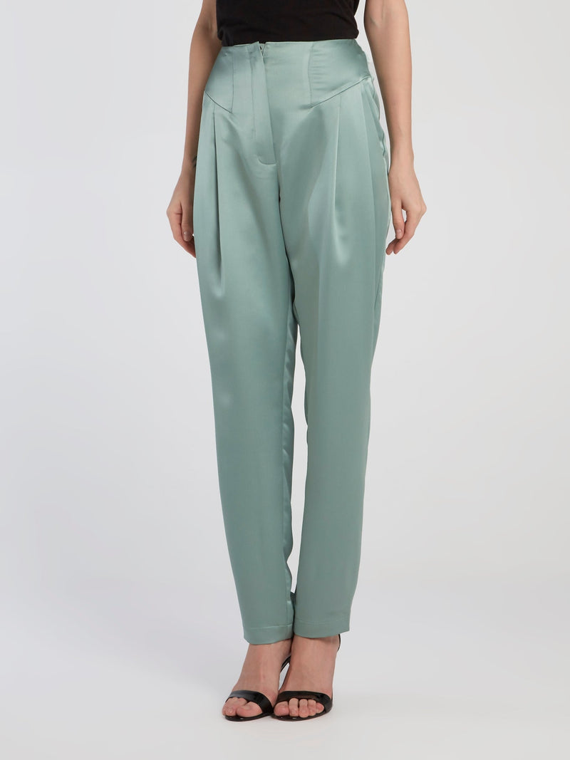 Mint High Rise Pegged Pants