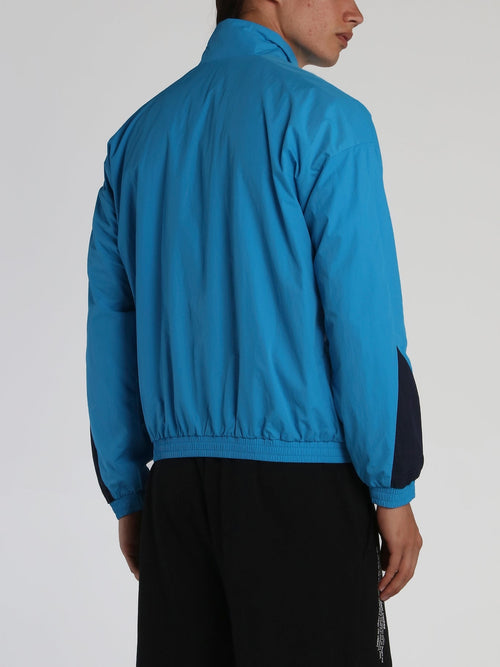 Blue Retro Windbreaker