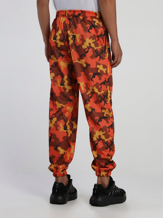 Camo Drawstring Track Pants