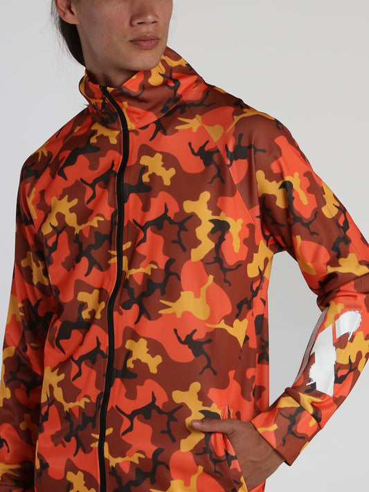 Camo Zip Up Sweatshirt