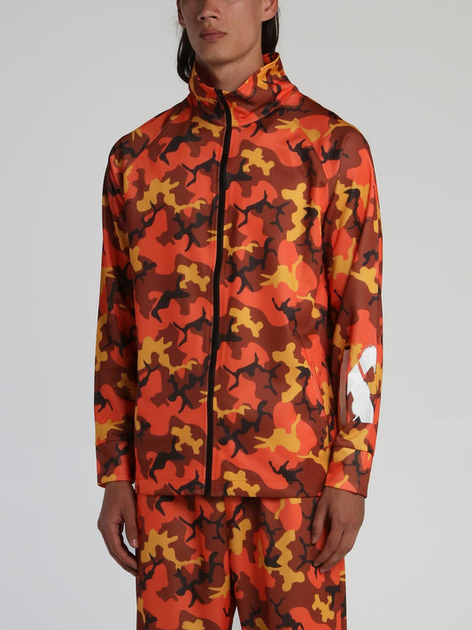 Camo Zip Up Sweatshirt