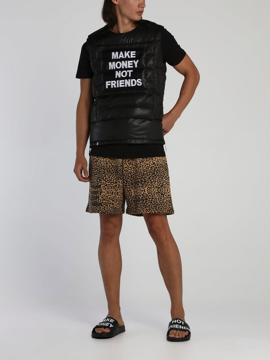Black Statement Quilt Vest