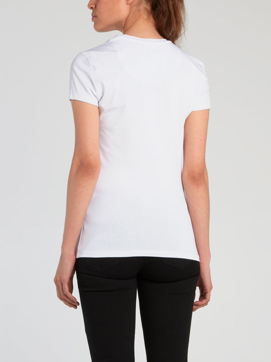 Love Plein White Crewneck T-Shirt