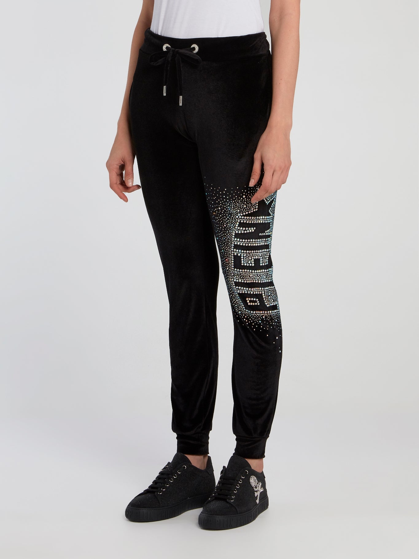 Plein Star Black Running Trousers