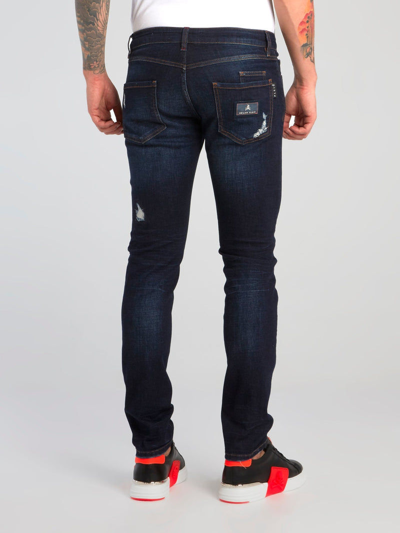 Distressed Slim Fit Jeans