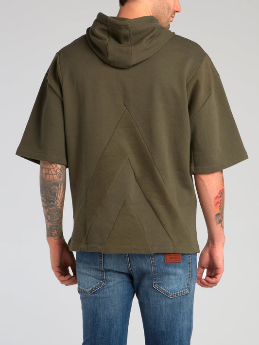 Polaris Olive Short Sleeve Hoodie