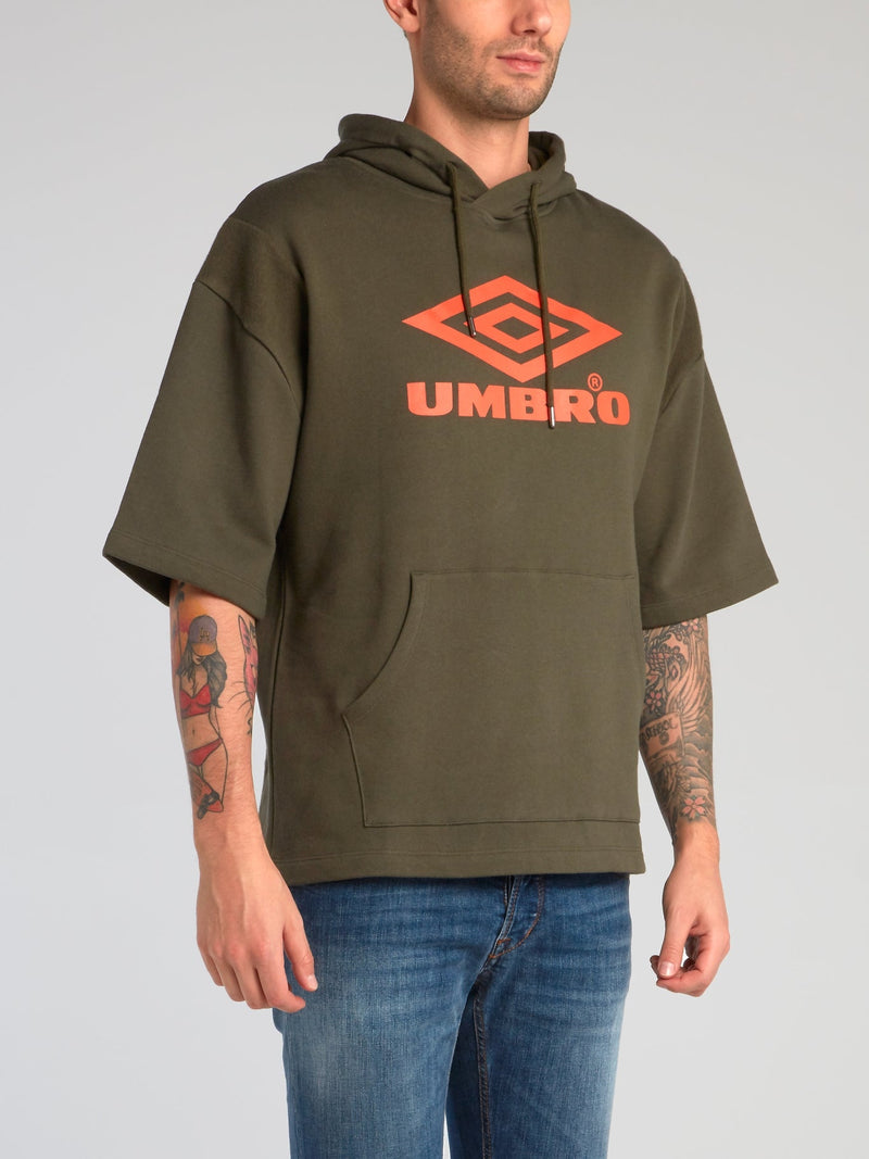 Polaris Olive Short Sleeve Hoodie