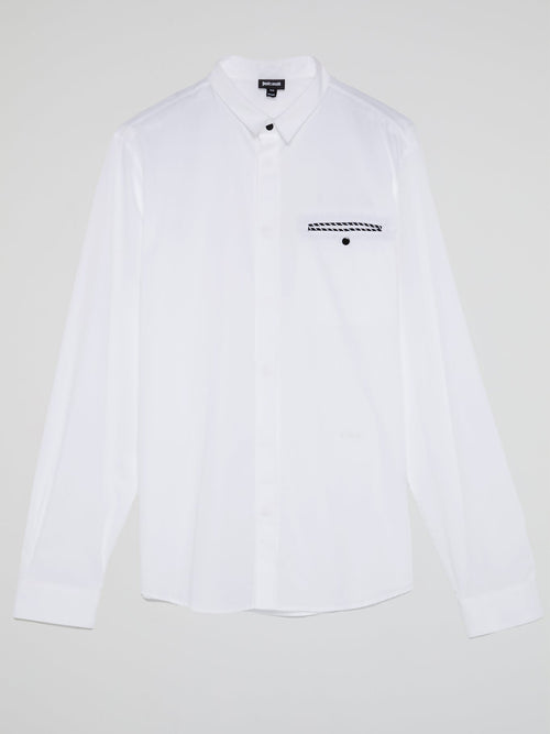 White Classic Button Up Shirt