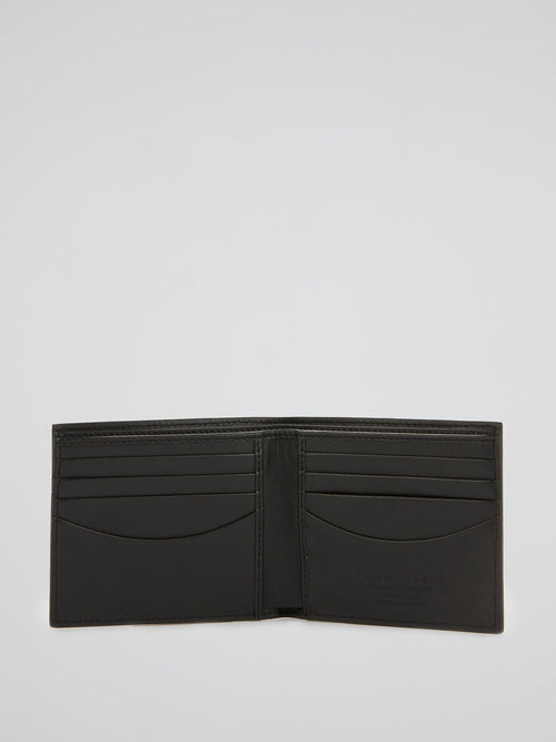 Black Spike Studded Wallet