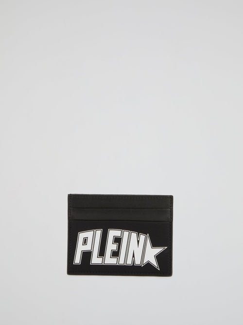 Plein Star Black Card Holder