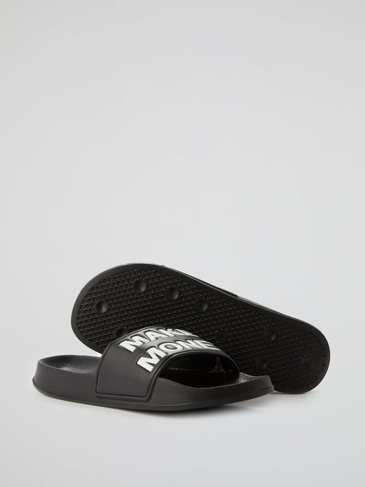Black Contrast Logo Slides