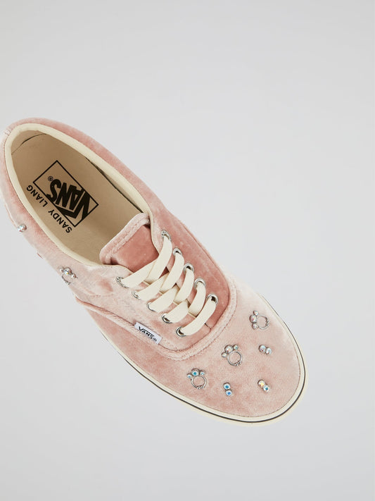 UA Era Pink Velvet Sneakers