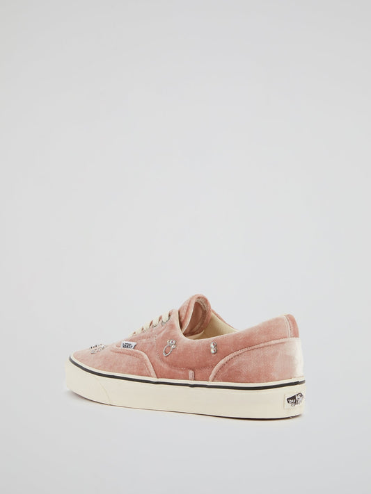 UA Era Pink Velvet Sneakers
