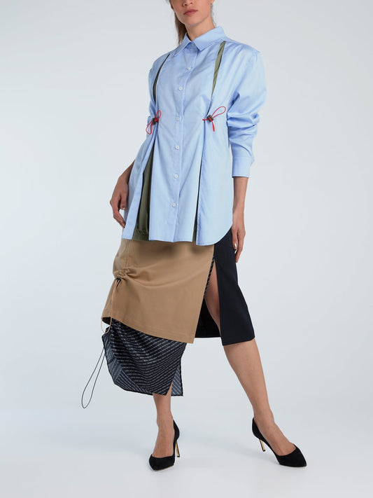 Mulit-Layer Trench Long Skirt