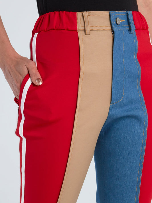 Multi-Panel Slim Fit Pants