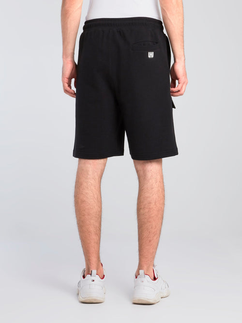 Black Pocket Detail Shorts