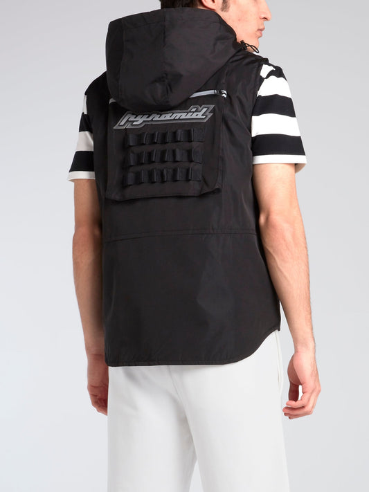 Black Utility Technical Vest