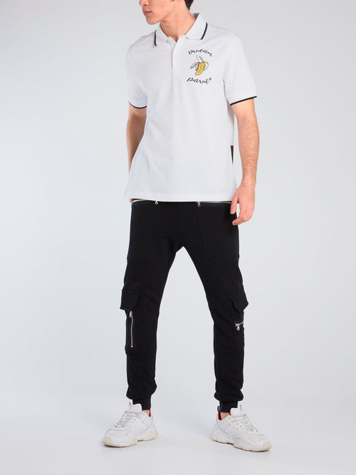 Black Multi-Pocket Track Pants