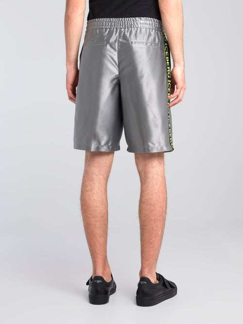 Logo Tape Metallic Shorts