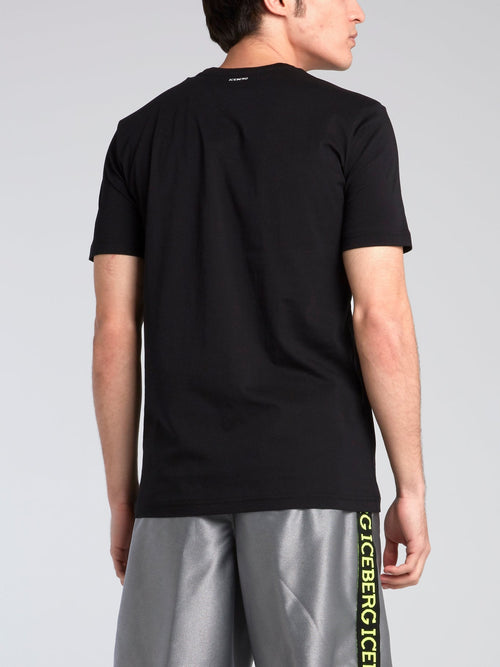 Black Graphic Print T-Shirt