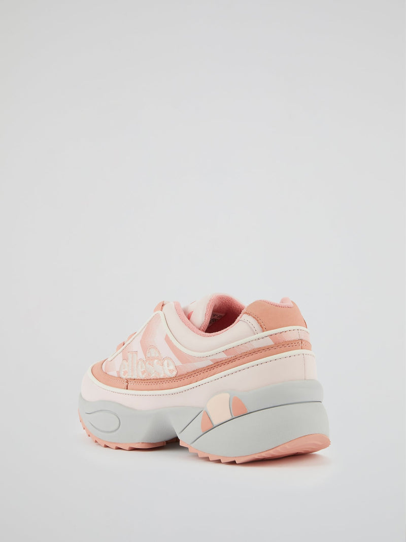 Sparta Edge Pink Leather Sneakers