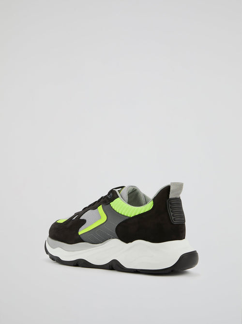 Colour Block Chunky Sole Sneakers