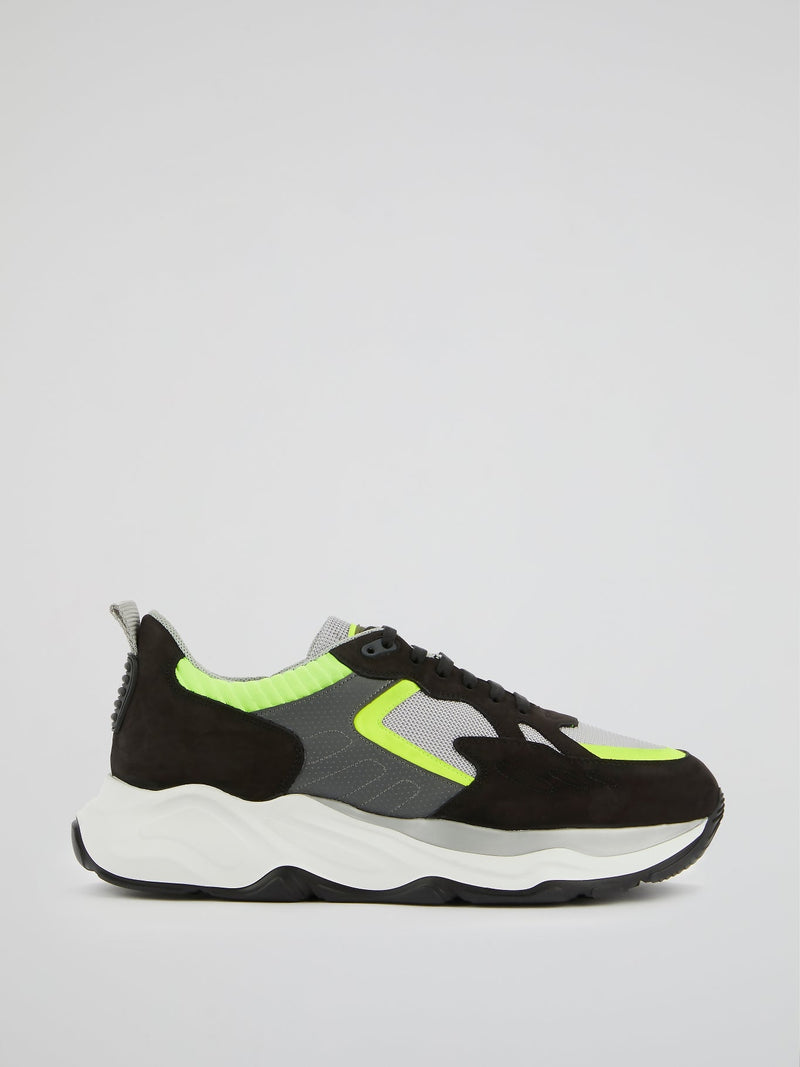 Colour Block Chunky Sole Sneakers